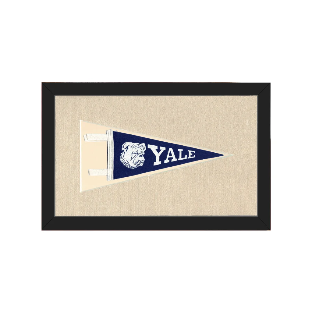 Vintage Yale University Pennant | Americana Memories | vintageantiquesgifts.com