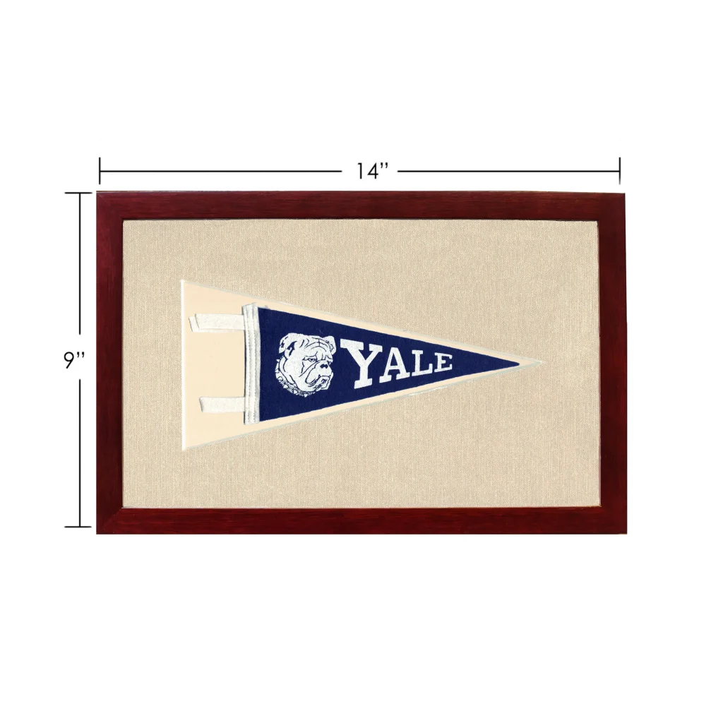 Vintage Yale University Pennant | Vintage Americana Sports Memorabilia | vintageantiquesgifts.com