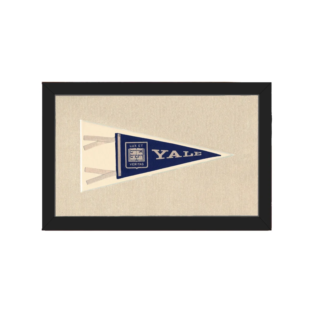 Vintage Yale University Pennant | Americana Memories | vintageantiquesgifts.com