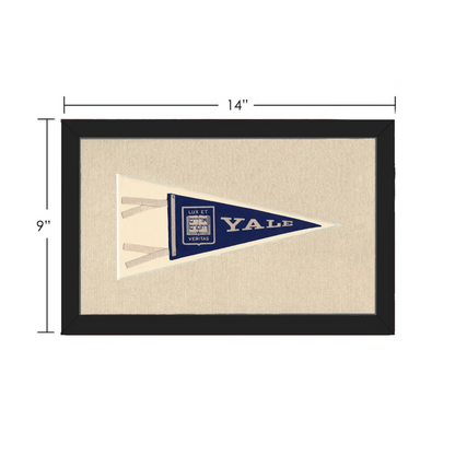 Vintage Yale University Pennant | Vintage Collectible Sports Pennant | vintageantiquesgifts.com