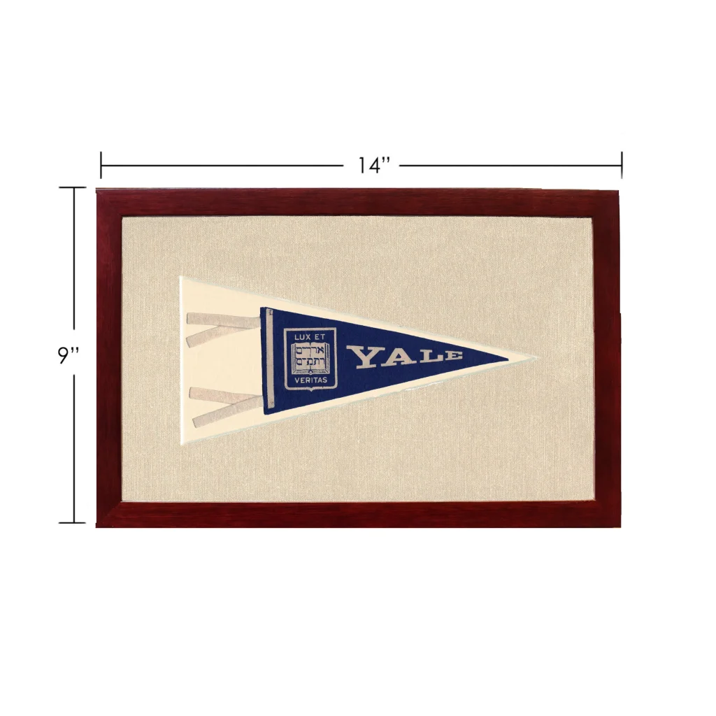 Vintage Yale University Pennant | Vintage Americana Sports Memorabilia | vintageantiquesgifts.com