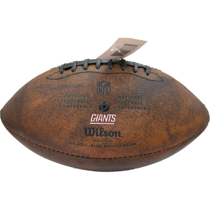 Vintage York Giants Logo Junior Size Throwback Football | Authentic Sports Collectible | vintageantiquesgifts.com