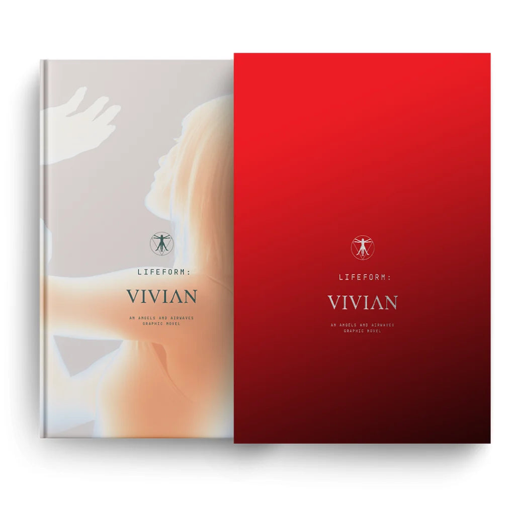 Vivian Deluxe Edition Graphic Novel by Angels & Airwaves with two books, exclusive angels