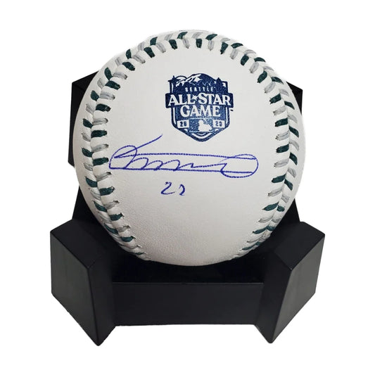 Vladimir Guerrero Signed 2023 All Star Game Baseball with Stand | Creative Sports | vintageantiquesgifts.com