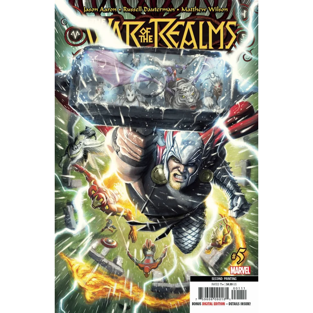 War of Realms #5 (of 6) 2nd Printing Dauterman Variant | Unknown Comics Exclusive | vintageantiquesgifts.com