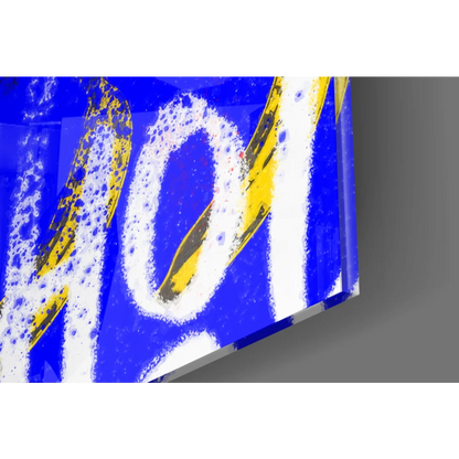 Vibrant Warhol Marilyn Monroe pop art glass wall art canvas print