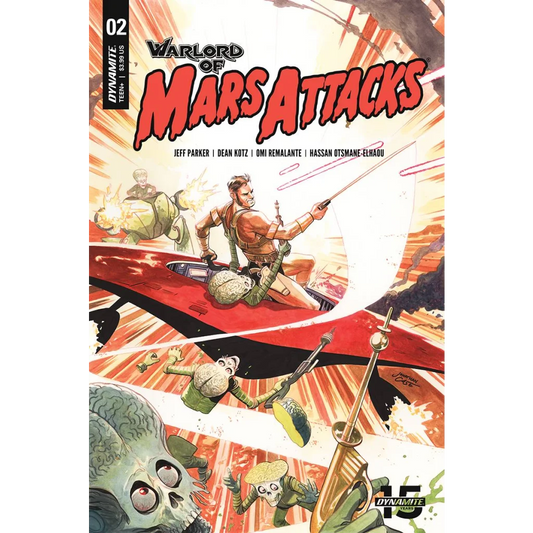 Warlord of Mars Attacks #2 Cover B Case Variant | Unknown Comics Exclusive | vintageantiquesgifts.com