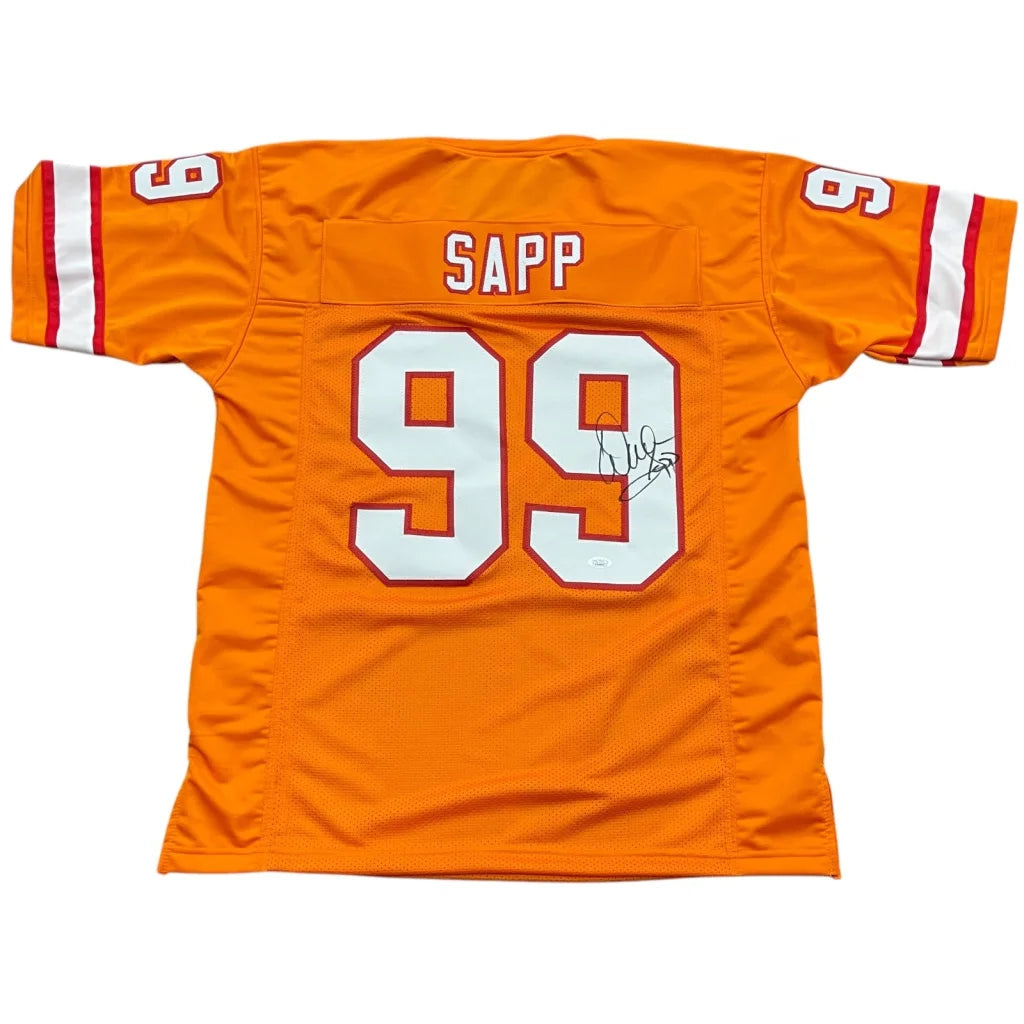 Warren Sapp autographed Tampa Bay Creamsicle orange jersey #99