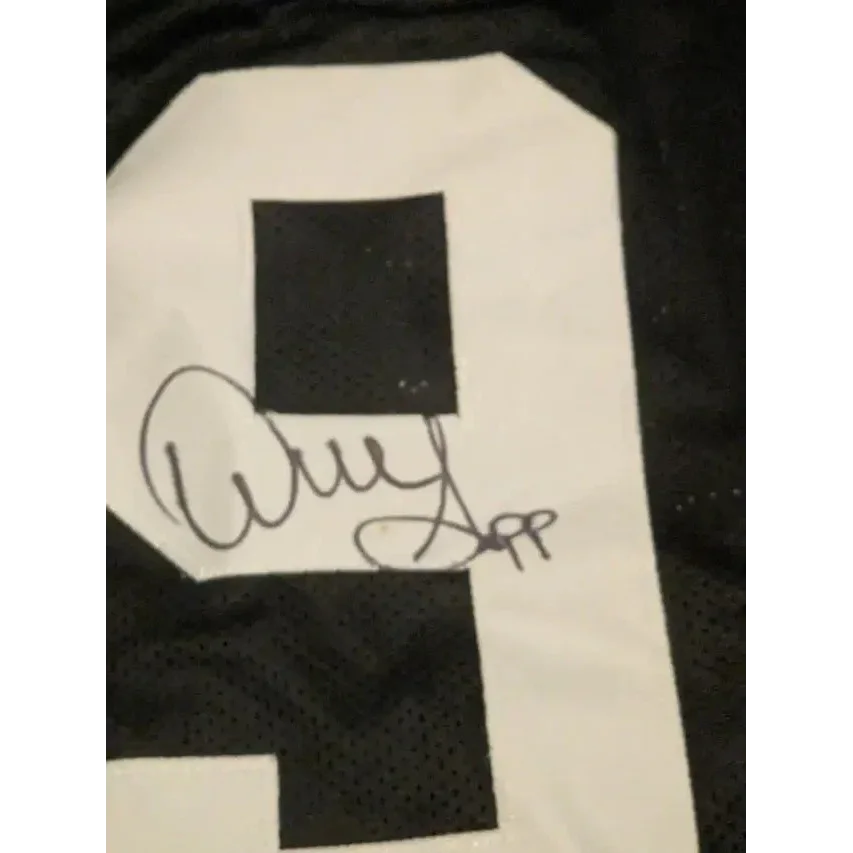 Black and white Warren Sapp custom jersey with FiveStar Grading COA authenticity