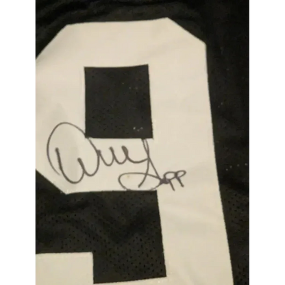 Black and white Warren Sapp custom jersey with FiveStar Grading COA authenticity