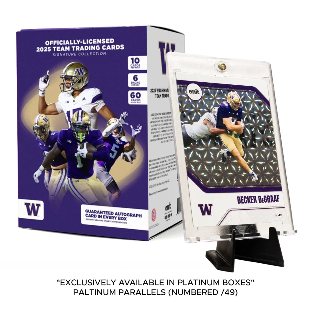 2023 Washington Huskies platinum box with guaranteed autograph