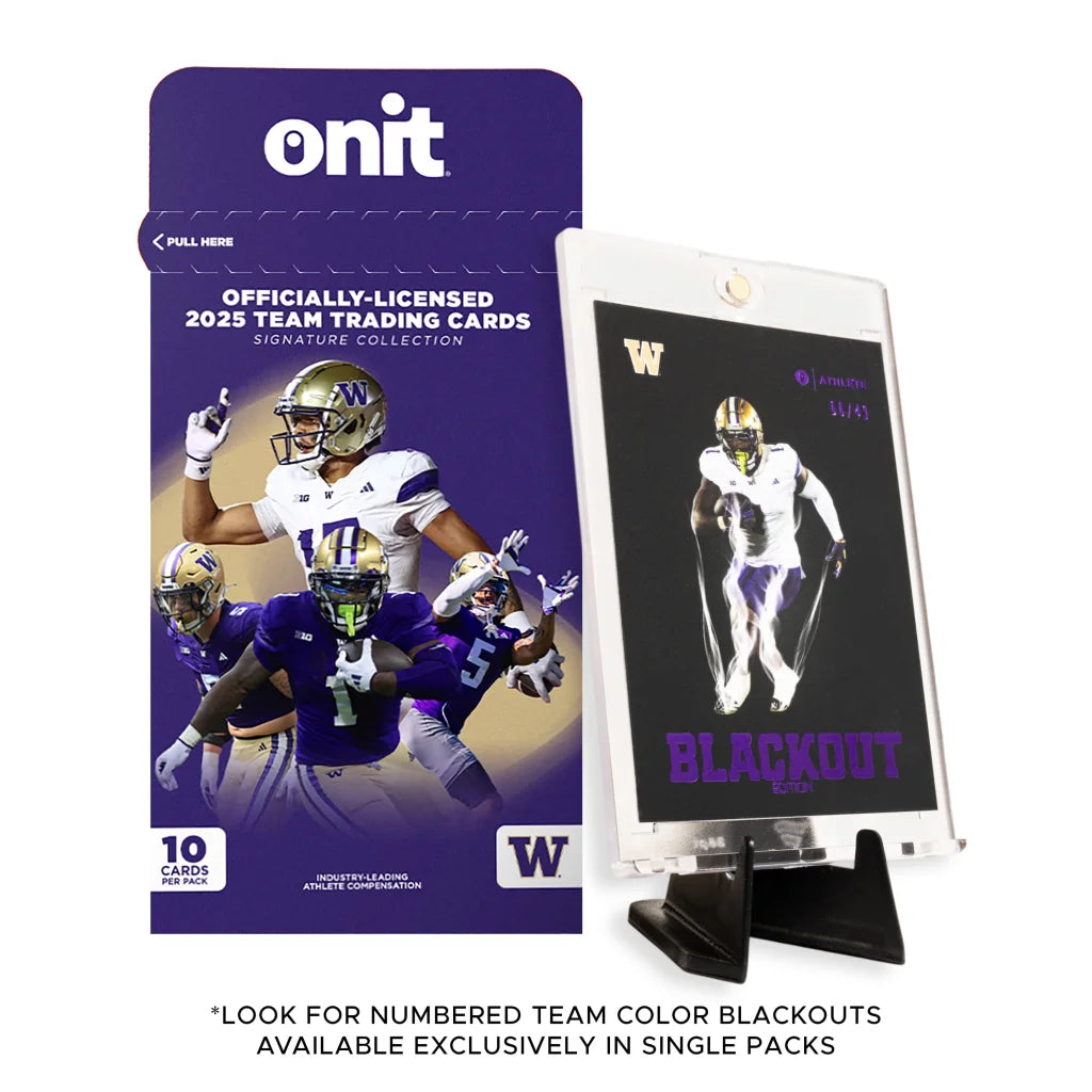 2025 Washington Football trading cards single pack signature collection