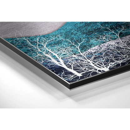Stunning Tree Art on Brushed Aluminium Dibond Print | Glass Wall Art Print | vintageantiquesgifts.com