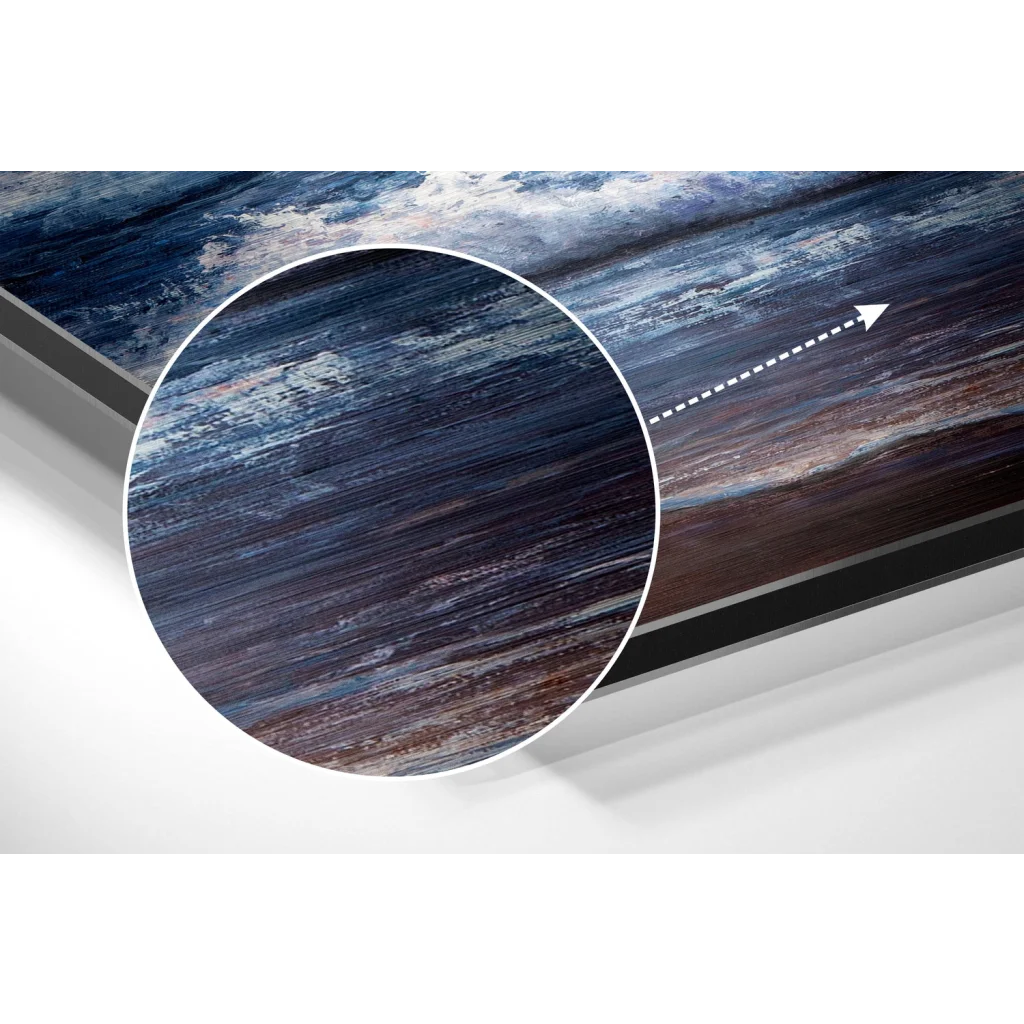 Stunning Ocean Wave Art on Brushed Aluminium Dibond Print | Modern Wall Art Decor | vintageantiquesgifts.com