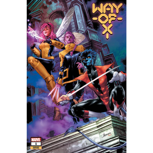 Comic book cover showing three X-Men characters from Way of X #1 Marvel Comics