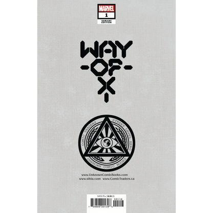 Variant comic book cover for Marvels Way of X 1 with Mutant Eden theme