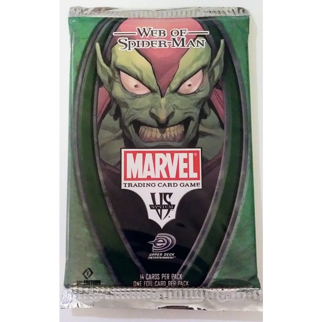 Sealed 2004 Spider-Man Trading Card Game Pack with 14 Cards