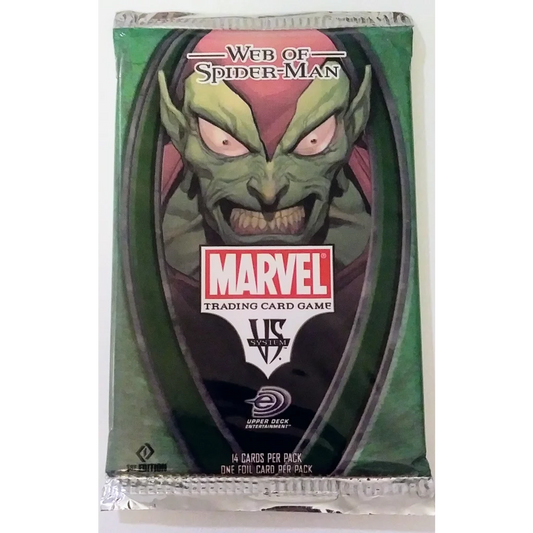 Sealed 2004 Spider-Man Trading Card Game Pack with 14 Cards