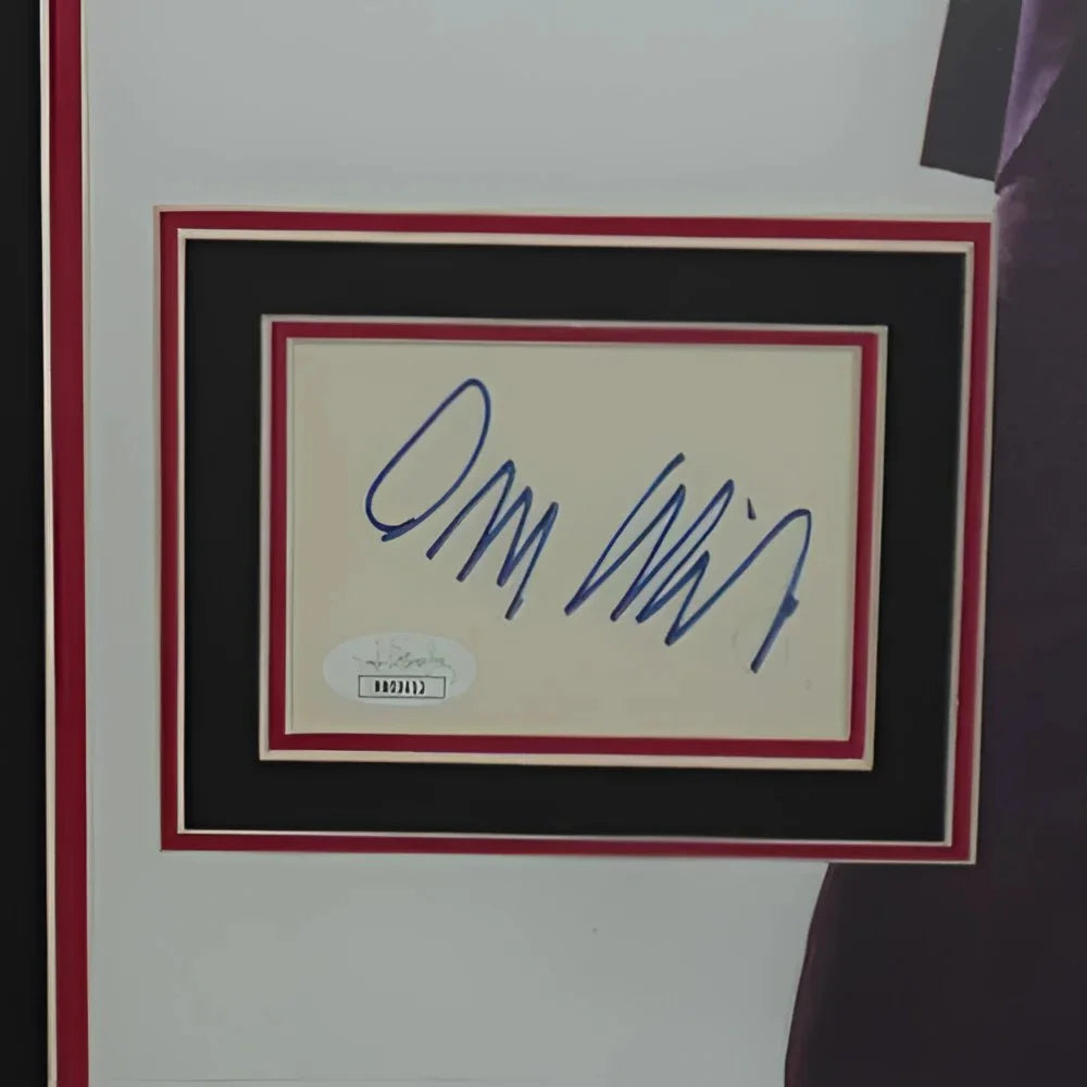 Wedding Crashers deluxe framed movie poster with autographs