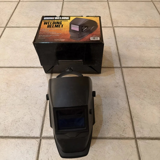 Chicago Electric black adjustable shade auto-darkening welding helmet