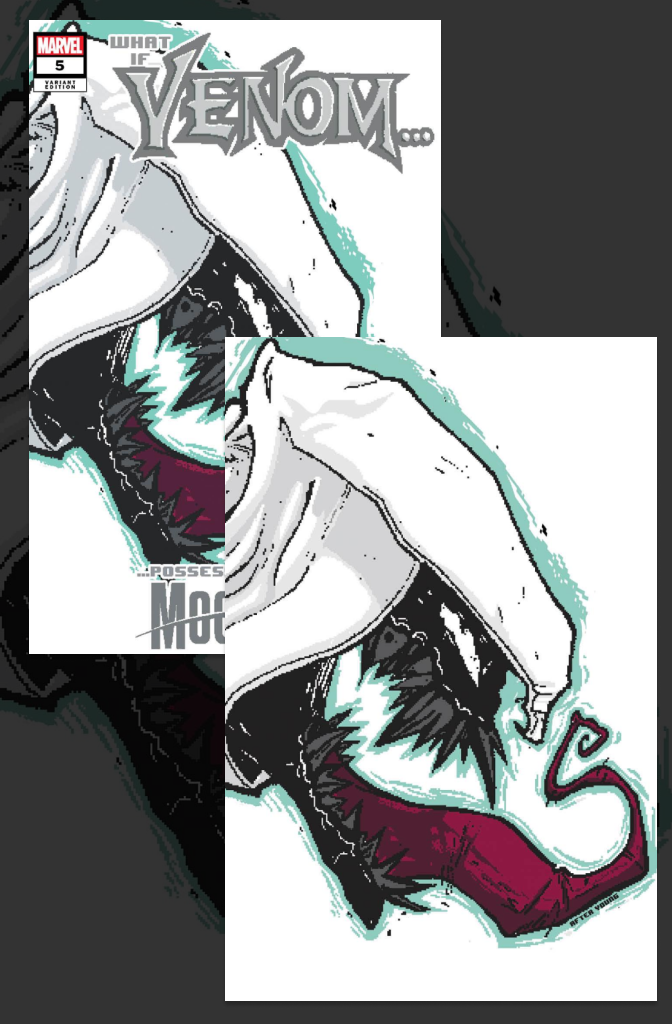 WHAT IF VENOM #5 | Matthew Waite Skottie Young Homage Variant