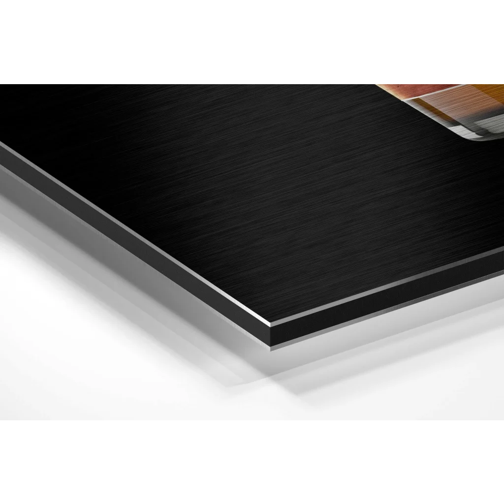 Whiskey Brushed Aluminium Dibond Wall Art