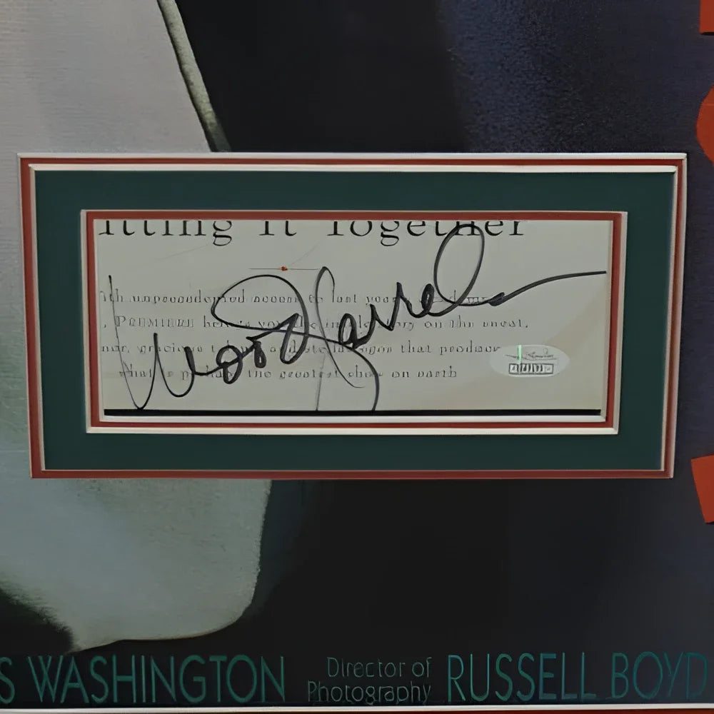Deluxe framed White Men Can’t Jump movie poster with autographs