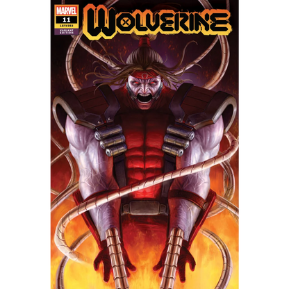 White Variant Cover Wolverine Comic Book Issue 11 Marvel featuring Wolverine artwork