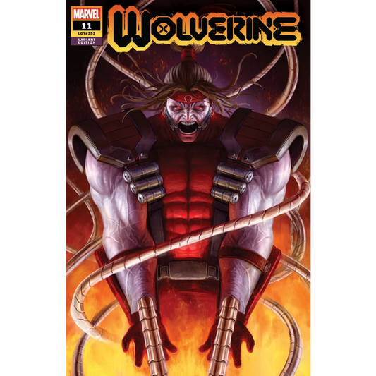 White Variant Cover Wolverine Comic Book Issue 11 Marvel featuring Wolverine artwork