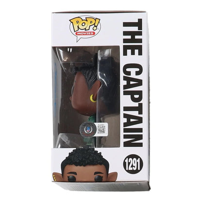 Funko Pop Movies vinyl figure of The Captain from Luck with Whoopi Goldberg signature
