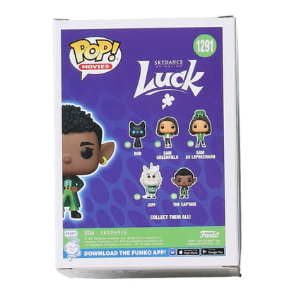 Whoopi Goldberg Signed Funko Pop The Captain from Luck Movie vinyl figure box