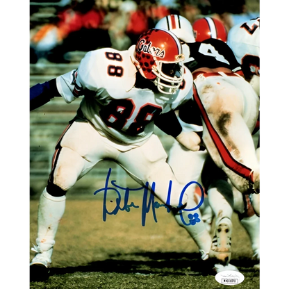 Wilber Marshall autographed Florida Gators 8x10 photo with helmet