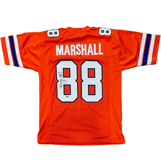 Wilber Marshall autographed Florida Gators orange jersey with #88