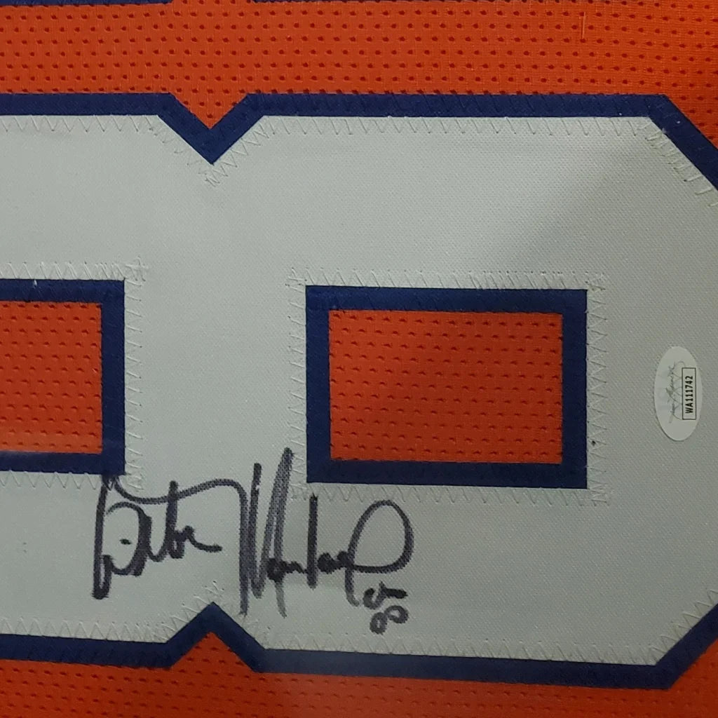 Wilber Marshall autographed Florida Gators deluxe framed jersey