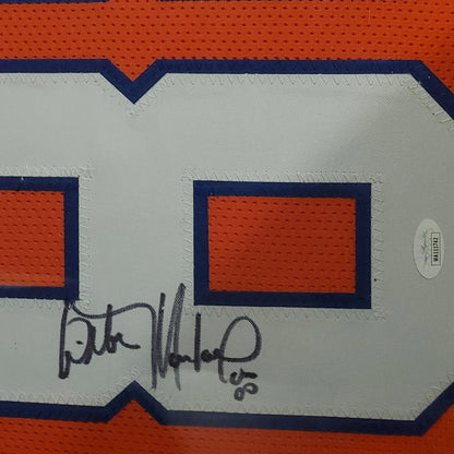 Wilber Marshall autographed Florida Gators deluxe framed jersey