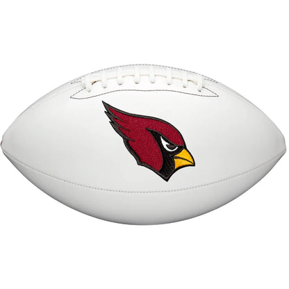 Wilson Cardinals Autograph Edition Football White Team Logo | Creative Sports | vintageantiquesgifts.com