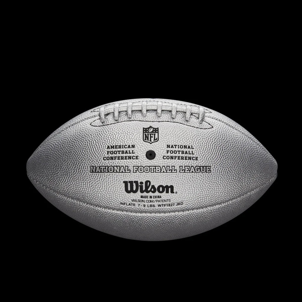 Wilson NFL The Duke Metallic Official Size Replica Football | Authentic Sports Collectible | vintageantiquesgifts.com
