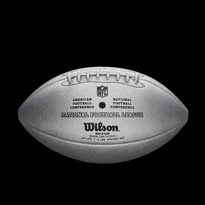 Wilson NFL The Duke Metallic Official Size Replica Football | Authentic Sports Collectible | vintageantiquesgifts.com