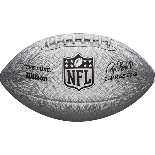 Wilson NFL The Duke Metallic Official Size Replica Football | Creative Sports | vintageantiquesgifts.com