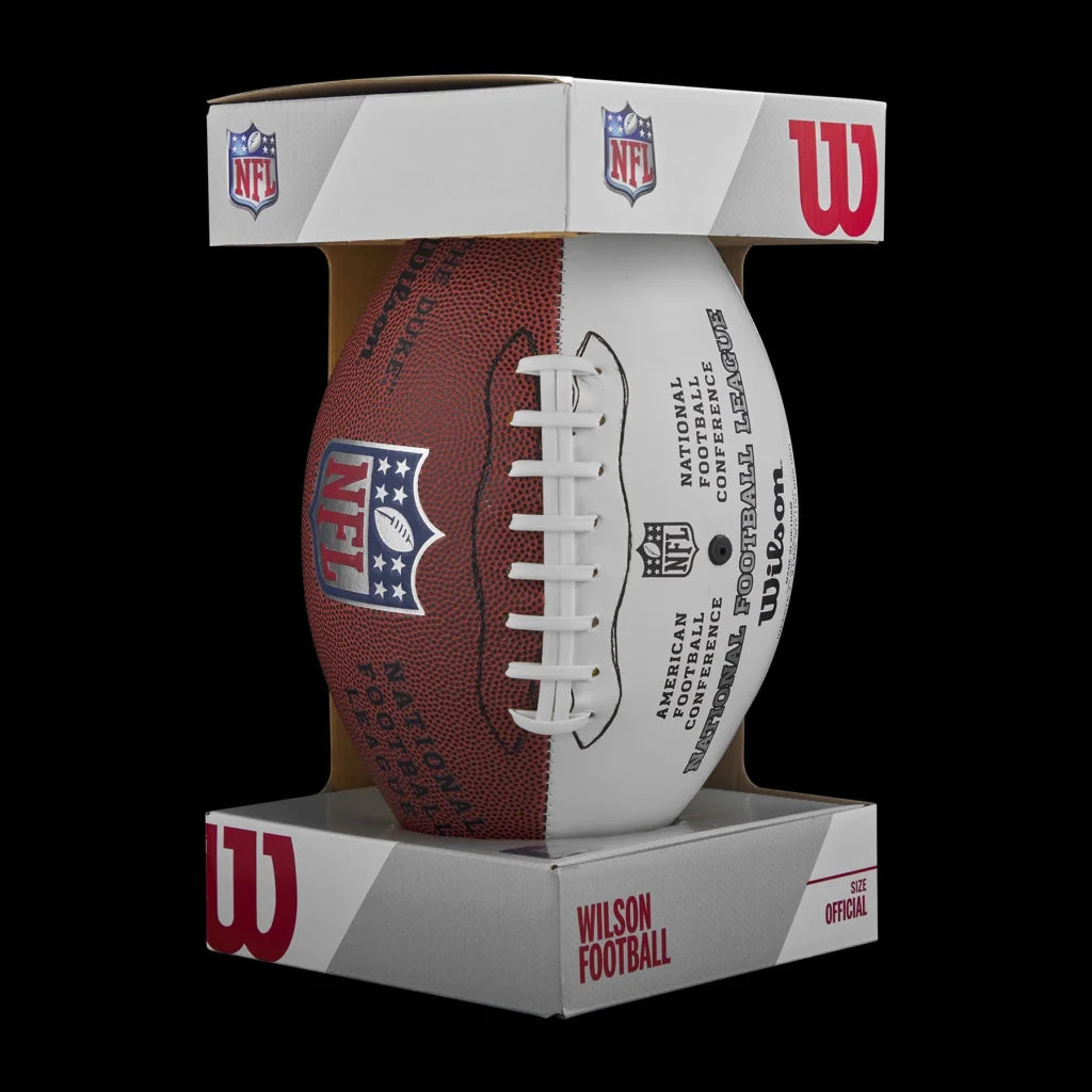 Wilson NFL Duke official game football with autograph panels