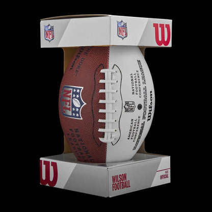 Wilson NFL Duke official game football with autograph panels