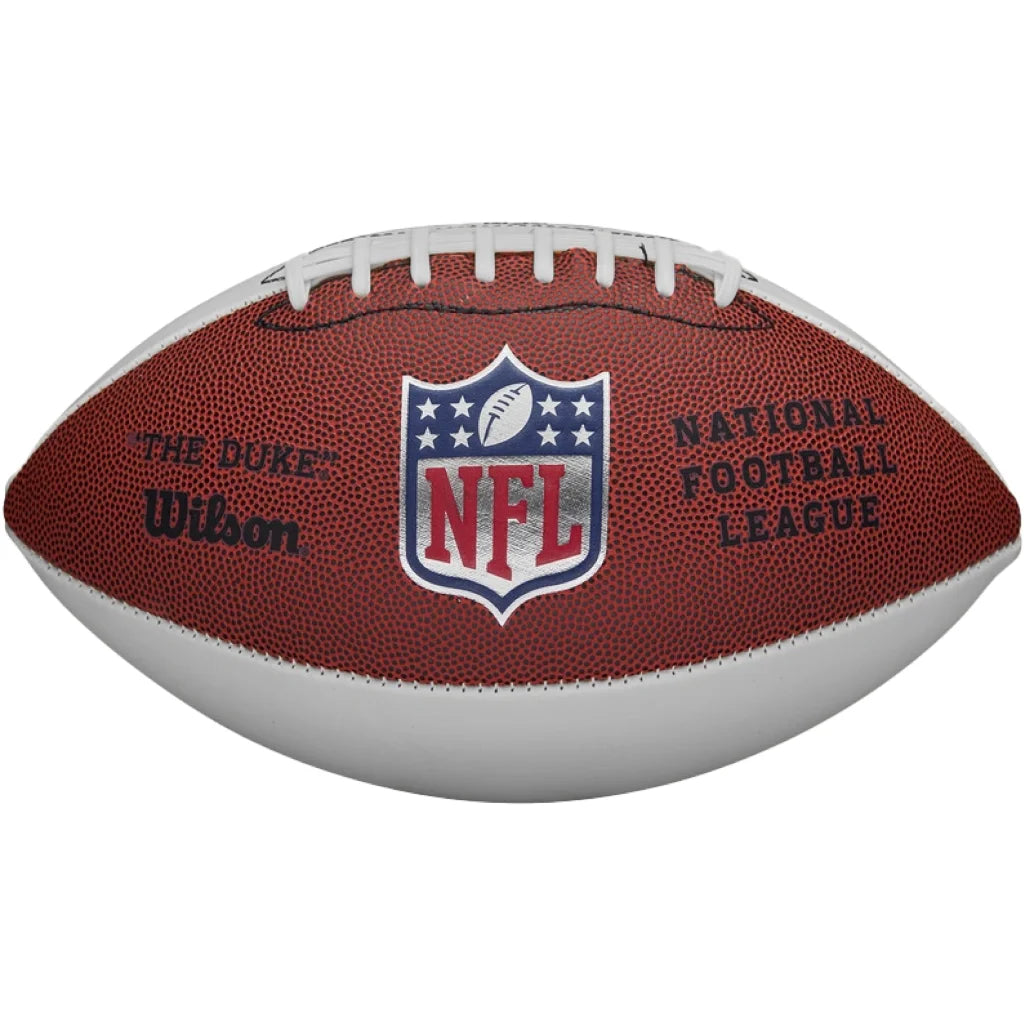 Wilson NFL The Duke football, brown and white with star design