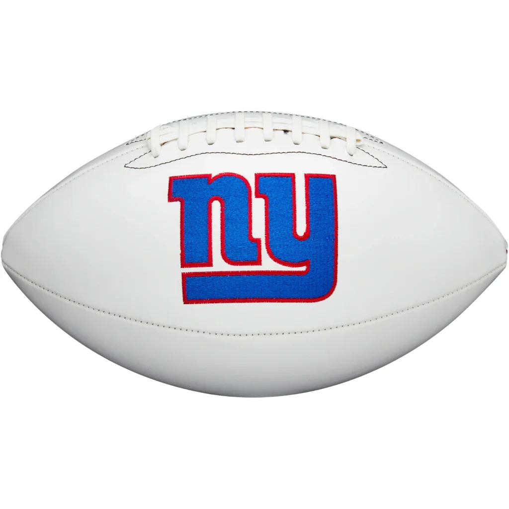 Wilson NFL Giants Team Autograph Ball for Favorite Football Heroes | Creative Sports | vintageantiquesgifts.com