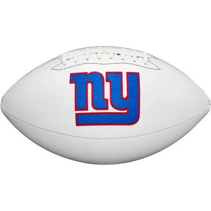 Wilson NFL Giants Team Autograph Ball for Favorite Football Heroes | Creative Sports | vintageantiquesgifts.com