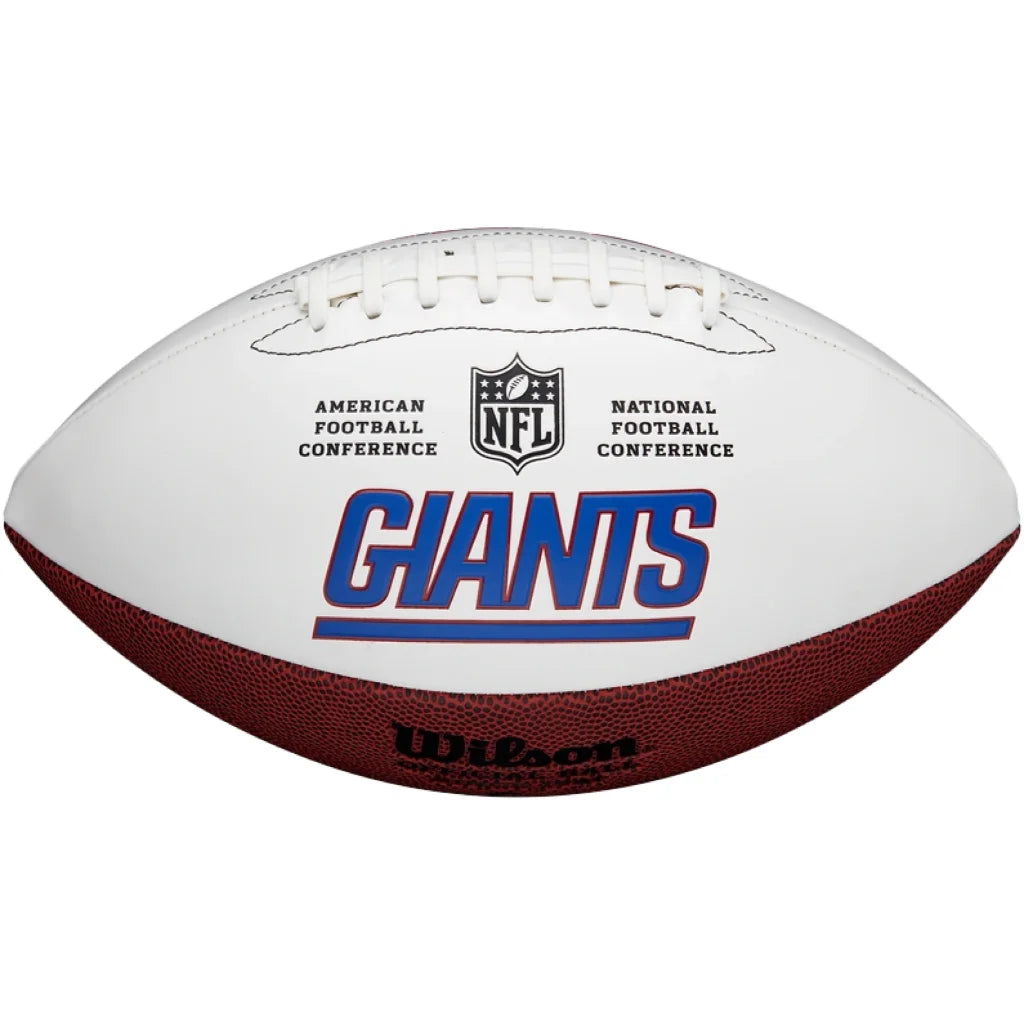 Wilson NFL Giants Team Autograph Ball for Favorite Football Heroes | Authentic Sports Collectible | vintageantiquesgifts.com