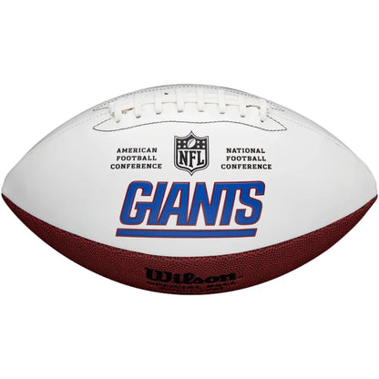 Wilson NFL Giants Team Autograph Ball for Favorite Football Heroes | Authentic Sports Collectible | vintageantiquesgifts.com