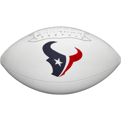 Wilson NFL Houston Texans team autograph ball for favorite football heroes