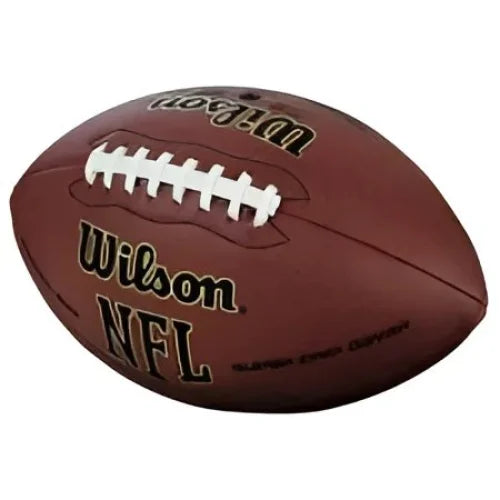 Wilson NFL Super Grip composite leather junior football with official NFL branding
