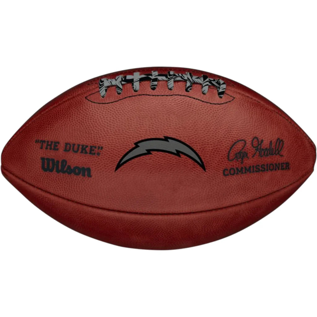 Wilson NFL Team Metallic Duke Football with Custom Marble Laces | Creative Sports | vintageantiquesgifts.com