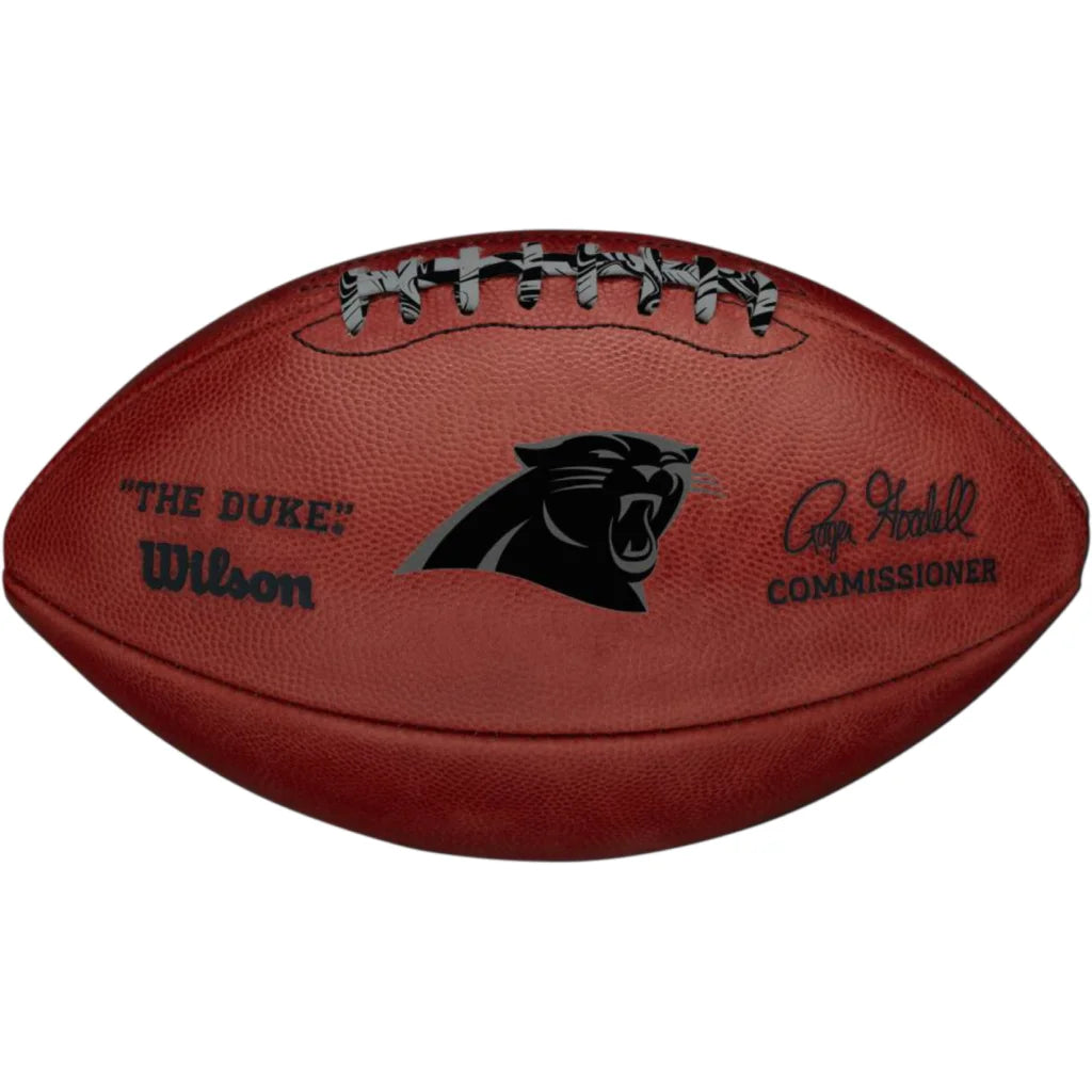 Wilson NFL team metallic Duke football with black panther logo